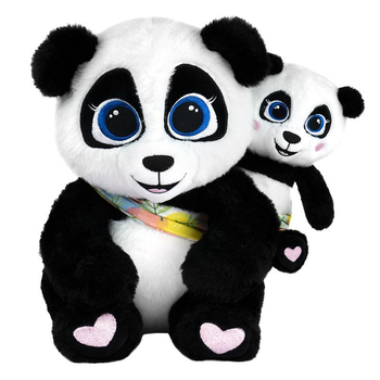 Interaktywny zestaw do gry Huggy Luv Mama panda Mami i jej Maluszek Baobao (5904754603720)