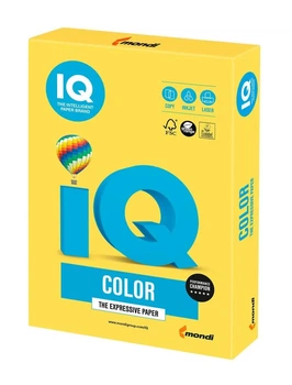 Папір Mondi IQ Color А3 160 г/м2 CY39 насичений яскраво-жовтий 250 аркушів