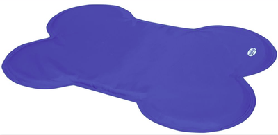 Охолоджуючий килимок для собак та котів Nobby Cooling Mat Кісточка Синій S 48х36.5 см 62279