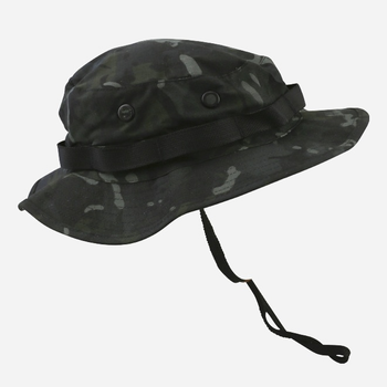 Тактическая панама Kombat UK Boonie Hat US Style Jungle Hat L Мультикам Черная (kb-bhussjh-btpbl-l)