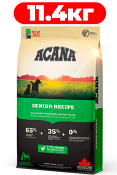 Сухой корм для собак всех пород старше 7 лет Acana Heritage Senior 11.4 кг