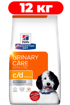 Сухой корм для собак лечебный Hills Prescription Diet Canine Urinary Care 12 кг