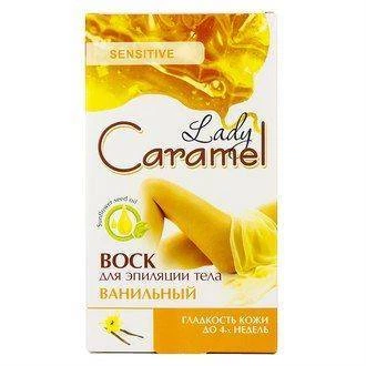 Віск для епіляції тіла ванільний Lady Caramel 16шт