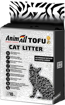 Наповнювач AnimAll Tofu з активованим вугіллям 4.66 кг/10 л (4820224502090)