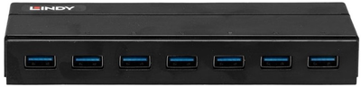 USB-хаб Lindy 7 x USB 3.0 Black (43228)