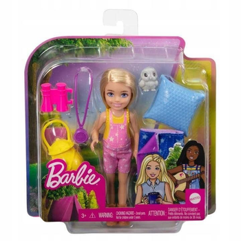 Lalka Mattel Barbie Camping Chelsea z akcesoriami (0194735022410)