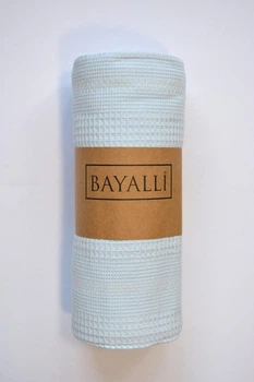 Вафельная Простынь-покрывало Bayalli 200×230 см. A.Mavi