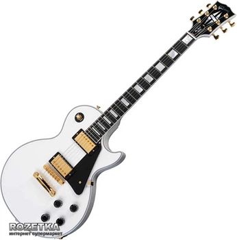 ROZETKA | Отзывы о Электрогитара Gibson Les Paul Custom Alpine White  (LPC-AWGH1): обсуждение, фото, видео. Купить Электрогитара Gibson Les Paul  Custom Alpine White (LPC-AWGH1) в Киеве
