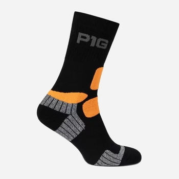 Термоноски мужские летние хлопковые P1G-Tac Tactical Silver Guard Socks UA281-40004-BK_[1149] 43-45 Combat Black (2000980647880)