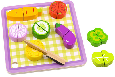 Овочі для нарізки Tooky Toy Wooden Cutting Vegetables (6970090042256)