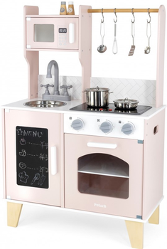 Kuchnia Viga Toys PolarB Little Chef's Kitchen with Light and Sound Różowa (6971608440823)