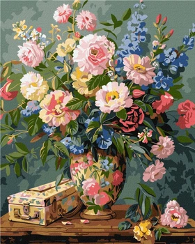 Картина по номерам Цветочная фантазия ©art_selena_ua 40x50 KHO3283 Идейка