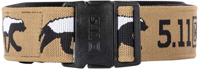 Пояс тактичний двосторонній 5.11 Tactical Ayce Belt 59548-1120[01120] S-2XL Black/Honey Badger (888579713626)