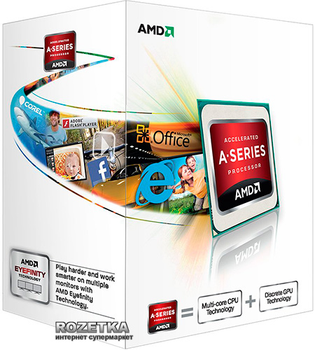 Процессор AMD Richland A4-6300 3.7GHz/1MB (AD6300OKHLBOX) sFM2 BOX ...
