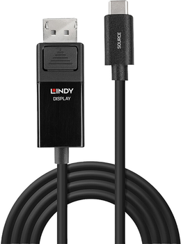 Przejściówka Lindy USB Type C to DisplayPort 8K60Hz 3 m Black (4002888433433)