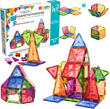 Klocki magnetyczne Woopie Montessori 3D 28 elementów (5904326949973)