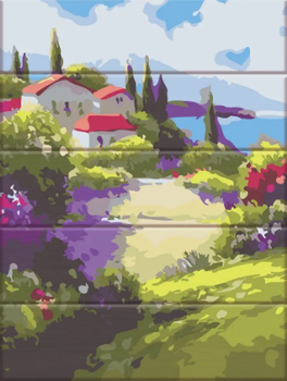 Картина за номерами (ASW139). Французький пейзаж, 30 х 40 см, ArtStory