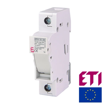 Тримач запобіжника ETI EFH 10 1P 25A 1000V DC для PV (роз'єднувач)