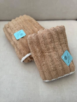 Набор 2 полотенца из микрофибры Mallory Home 35х70+70х140 см Бежевый (Д-rushnuk003-02)