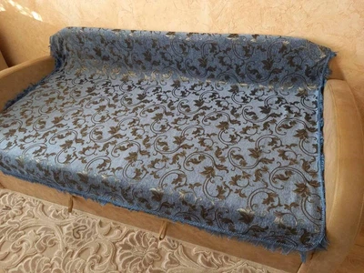 Накидки на диван и кресла гипоаллергенная 150х200 см Синий (П4-divandek-classic-003-04)