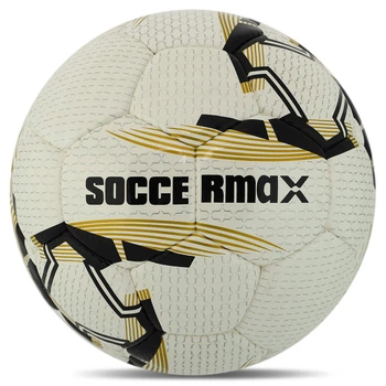 Мяч футбольный Soccermax Fifa 7996 размер №5 White-Gold-Black