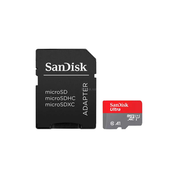 Карта памяти SanDisk MicroSD 8GB + SD адаптер