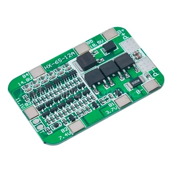 Контроллер заряда/разряда батареи BMS 6S 3.7V 25A для Li-ion 18650 21700