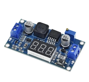 Понижающий преобразователь LM2596 LED DC-DC (4.5-40V) 3А с вольтметром
