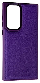 Чехол Leather Case на Samsung Galaxy S22 Ultra (violet)