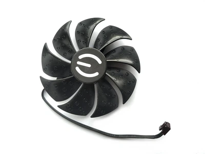 Вентилятор кулер PowerLogic для відеокарти EVGA PLD09220S12HH (PLA09215S12H PLA09215B12H PLD09220B12H T129215SU) кабель 14 см (№443.0052)