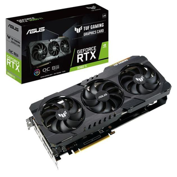 Відеокарта Asus GeForce RTX 3060Ti 8GB TUF Gaming V2 OC Edition (256 bit) (HDMI, 3 х DisplayPort)