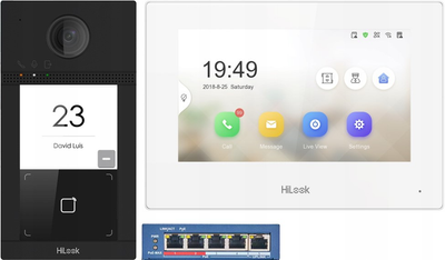 Zestaw wideodomofonowy IP HiLook IP-VIS-Pro-W