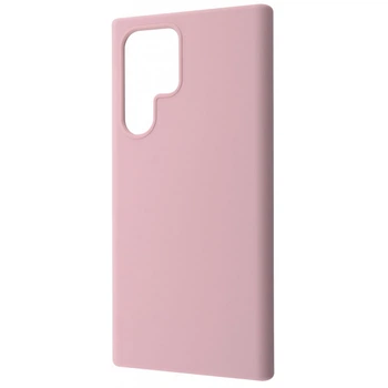 Чехол противоударный силиконовый WAVE Premium Full Silicone Cover для Samsung Galaxy S22 Ultra pink sand
