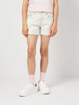 Подростковые джинсовые шорты для девочки Levi`s Girlfriend Shorts 4EH272-L6O 158 см (3665115967623)