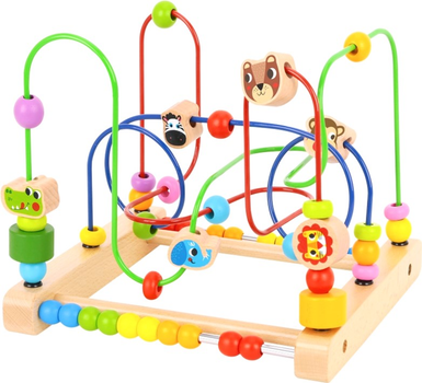 Labirynt edukacyjny Tooky Toy Zwierzęta (6972633370291)