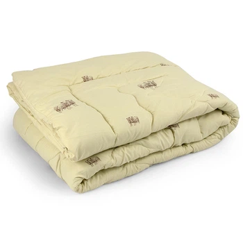 Одеяло Руно - Sheep шерстяное всесезонное бежевое полуторное 140x205 см 300 гр/м2 (22573)