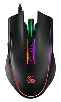Комьютерная мышка A4Tech Q81 Bloody Neon XGlide Curve Black
