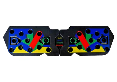 Упоры (доска) для отжиманий со сменным хватом EasyFit Wave EF-1368 (тренажер фигурный)