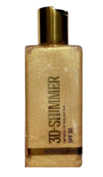 Шиммер для лица и тела 3D Premium SPF30 Top Beauty 125 мл