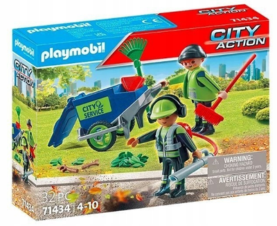 Zestaw zabawek Playmobil City Action Zespół sprzatający miasto (4008789714343)