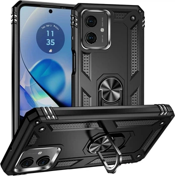 Чехол Shield для Motorola Moto G54 / G54 Power бампер противоударный с подставкой Black