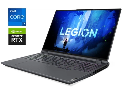 Игровой ноутбук Lenovo Legion 5 Pro 16IAH7H / 16" (2560x1600) IPS / Intel Core i7-12700H (14 (20) ядер по 3.5 - 4.7 GHz) / 32 GB DDR4 / 1000 GB SSD / nVidia GeForce RTX 3070 Ti, 8 GB GDDR6, 256-bit / WebCam б/у