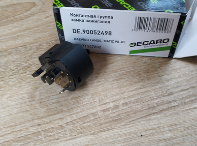 Контактная группа замка зажигания DECARO DE.90052498 DAEWOO LANOS, MATIZ