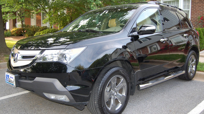 Боковые пороги подножки труба с накладками на Acura MDX 14-20 d60х1,6мм Акура МДХ ST7129