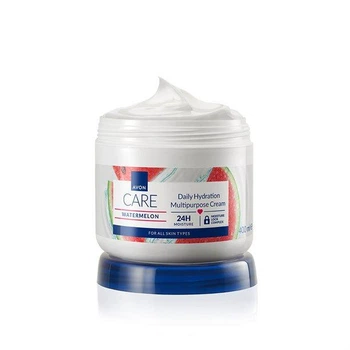 Мультифункциональный увлажняющий крем Avon для лица, рук и тела с экстрактом арбуза, 400 мл