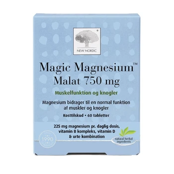 Магній малат 750 мг. Magic Magnesium Malat 750 mg. табл. №60 New Nordic
