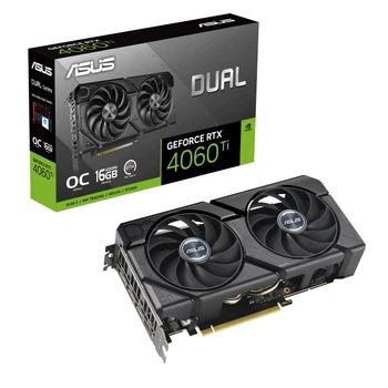 Відеокарта GF RTX 4060 Ti 16 GB GDDR6 Dual EVO OC Asus (DUAL-RTX4060TI-O16G-EVO) ( Black ) 20841