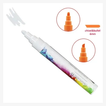 Маркер меловой Белый liquid chalk marker beide для доски штендера Фломастер Store