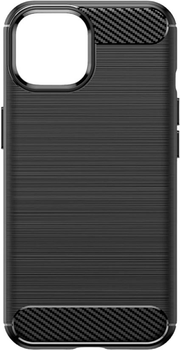 Панель Hurtel Carbon Case для iPhone 15 Black (9145576279410)