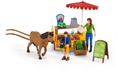 Ігровий набір Schleich Farm World Мобільний ринок (4059433572949)